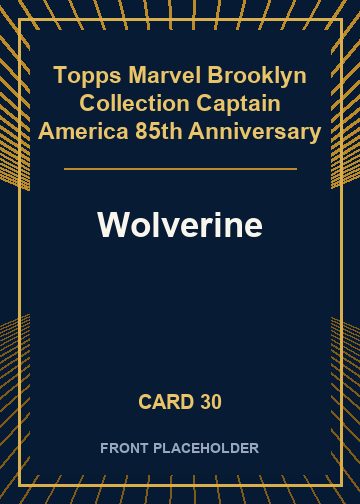 Wolverine front artwork