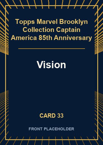 Vision front artwork