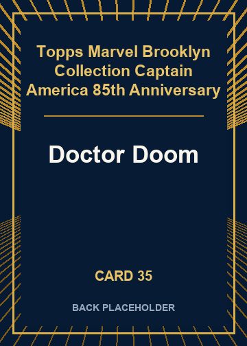 Doctor Doom back artwork