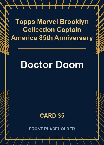 Doctor Doom front artwork
