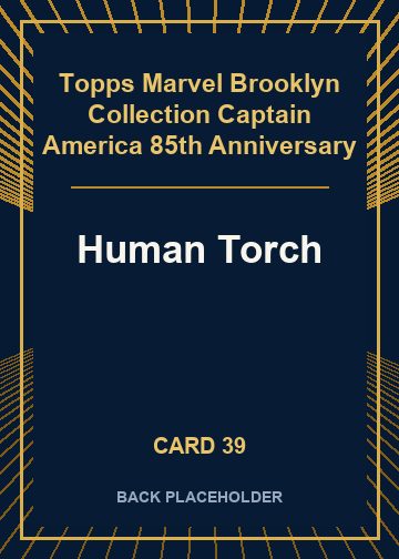 Human Torch back card image