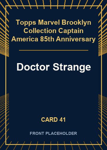 Doctor Strange card thumbnail