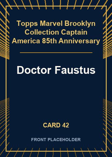 Doctor Faustus card thumbnail