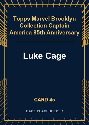 Luke Cage back card image