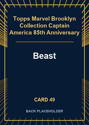 Beast back card image