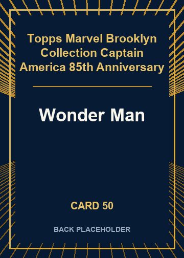 Wonder Man back card image