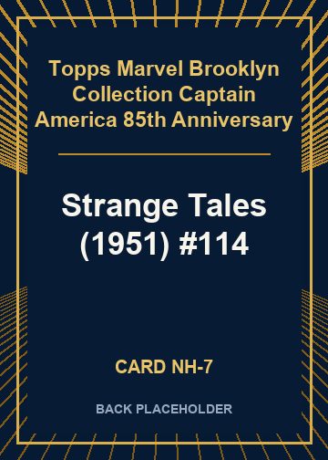 Strange Tales (1951) #114 back card image