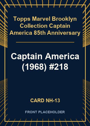 Captain America (1968) #218 card thumbnail