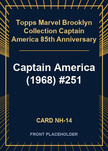 Captain America (1968) #251 card thumbnail
