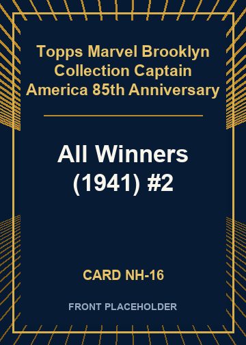All Winners (1941) #2 card thumbnail