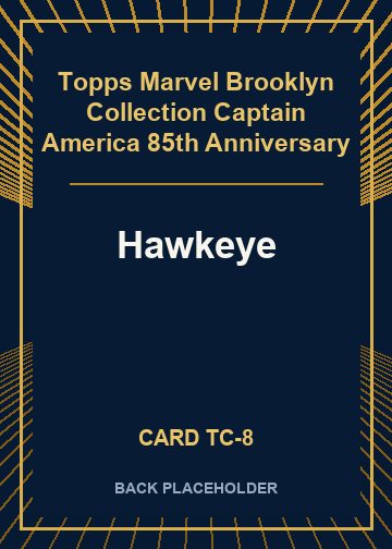 Hawkeye back card image