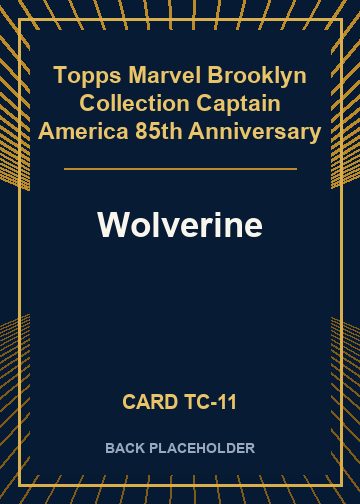 Wolverine back card image