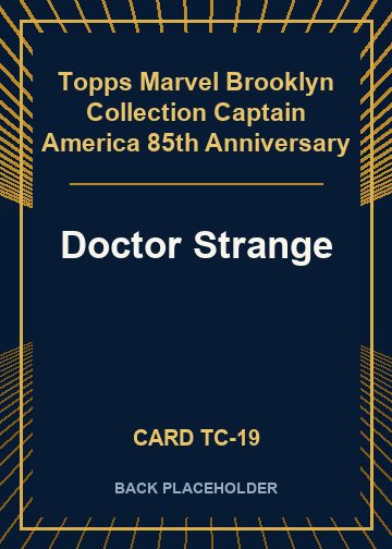 Doctor Strange back card image