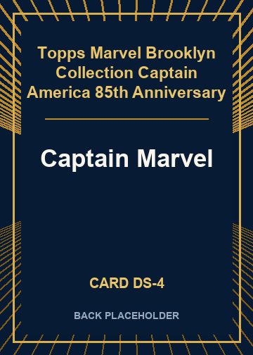 Captain Marvel back card image