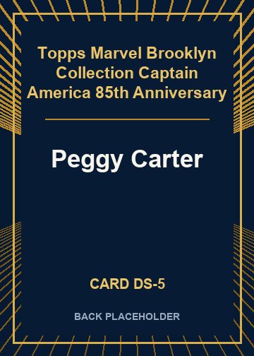 Peggy Carter back card image