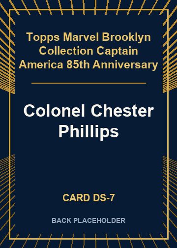 Colonel Chester Phillips back card image