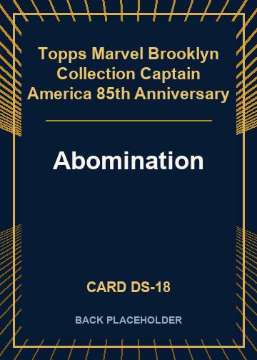 Abomination back card image