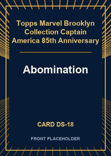 Abomination front card image