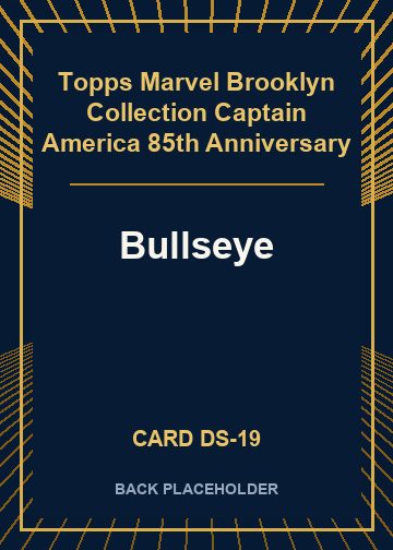 Bullseye back card image