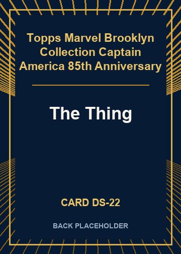 The Thing back card image