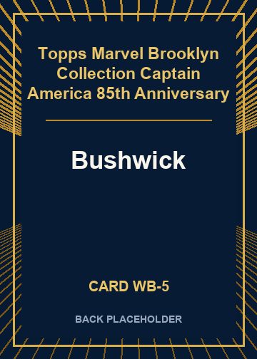 Bushwick back card image