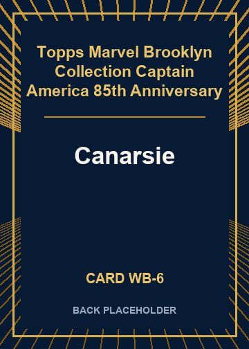 Canarsie back card image
