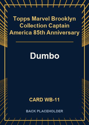 Dumbo back card image