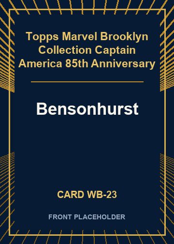 Bensonhurst card thumbnail