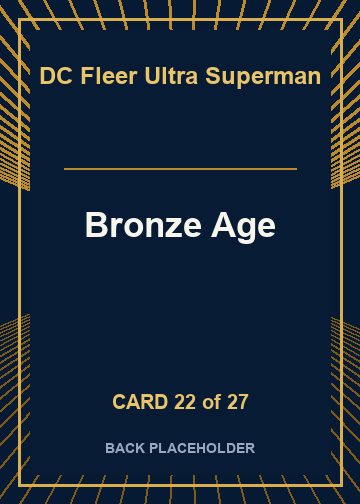Bronze Age back card image