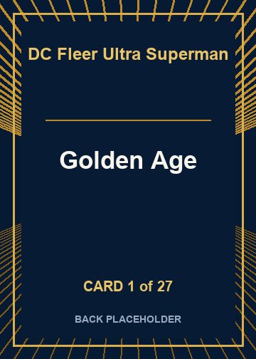 Golden Age back card image