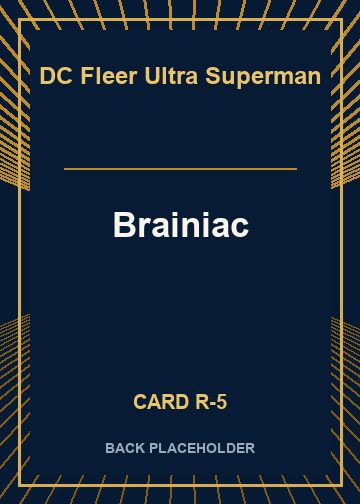 Brainiac back card image