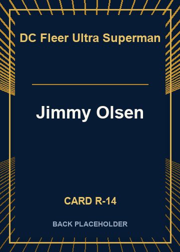 Jimmy Olsen back card image