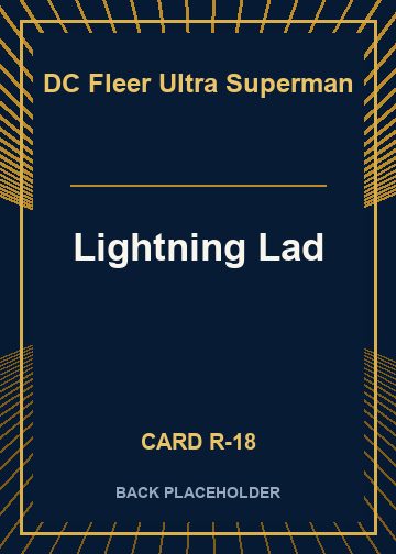 Lightning Lad back card image