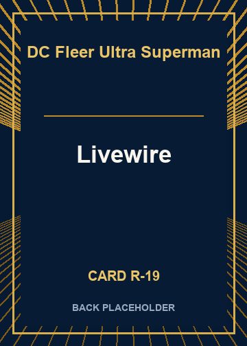 Livewire back card image