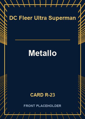 Metallo - Tom Fleming front card image