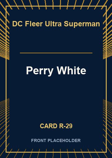 Perry White card thumbnail