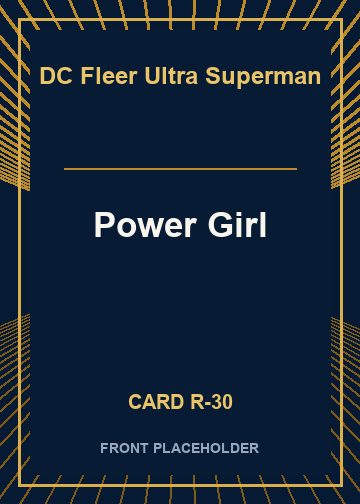 Power Girl card thumbnail