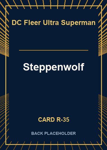 Steppenwolf back card image