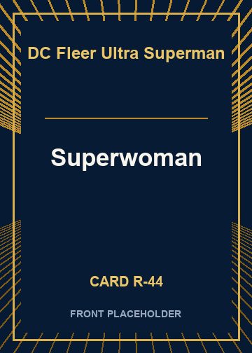 Superwoman front card image