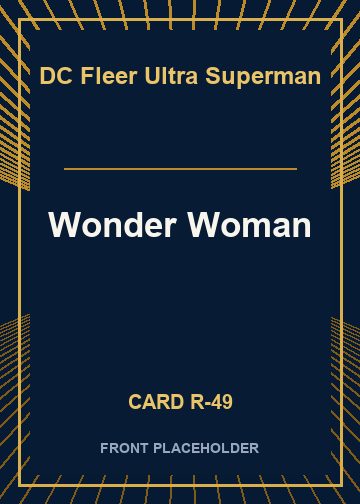 Wonder Woman card thumbnail
