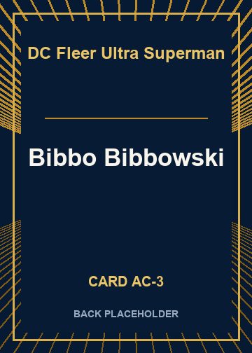 Bibbo Bibbowski back card image