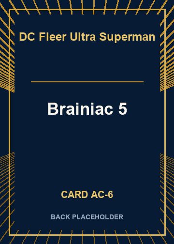 Brainiac 5 back card image