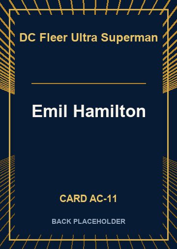 Emil Hamilton back card image