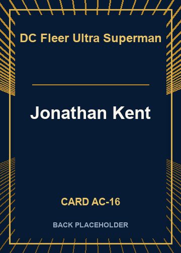 Jonathan Kent back card image