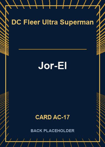 Jor-El back card image