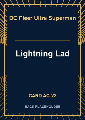 Lightning Lad back card image