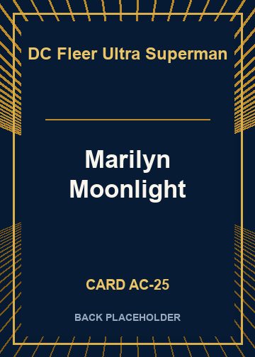 Marilyn Moonlight back card image