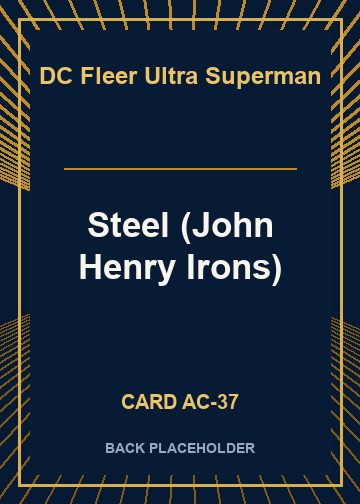 Steel (John Henry Irons) back card image