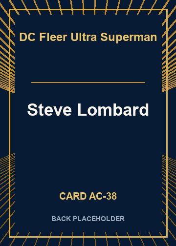Steve Lombard back card image
