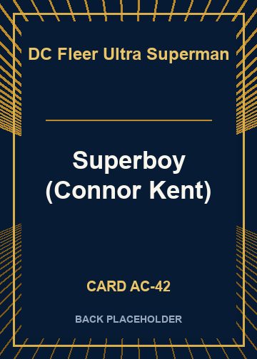 Superboy (Conner Kent) - John Timms back card image